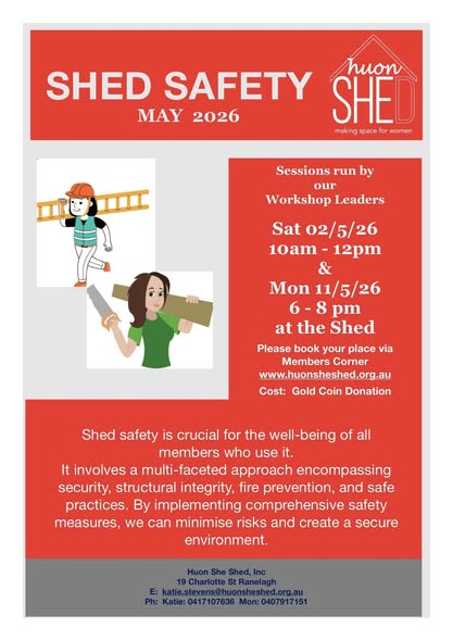 Shed Safety Inductions