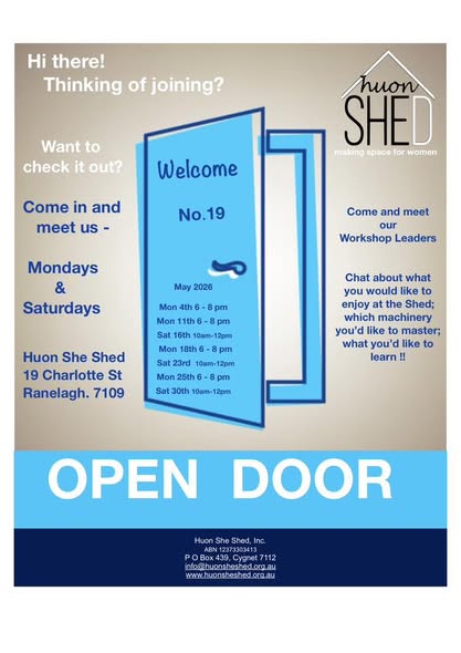 Open Door Dates for May